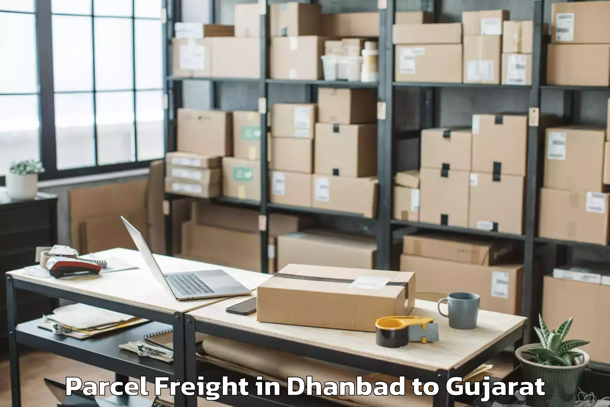 Quality Dhanbad to Kotda Sangani Parcel Freight